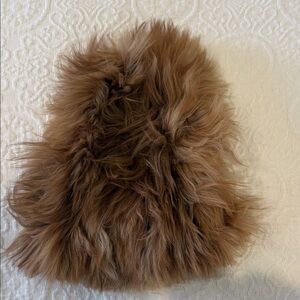 Rachel Comey Brown Faux Fur Hat